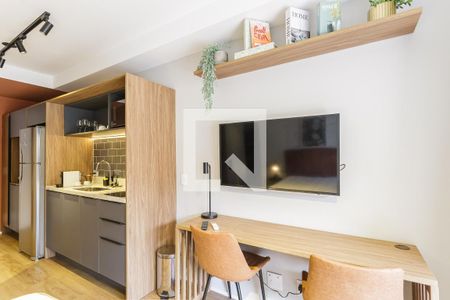 Studio de kitnet/studio para alugar com 1 quarto, 28m² em Indianópolis, São Paulo