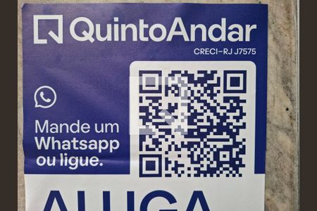 Placa  de apartamento para alugar com 1 quarto, 20m² em Centro, Rio de Janeiro