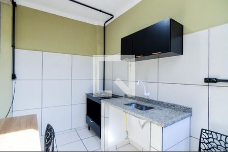 Cozinha e Área de Serviço de kitnet/studio para alugar com 1 quarto, 25m² em Jardim Carvalho, Guarulhos
