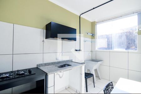 Cozinha e Área de Serviço de kitnet/studio para alugar com 1 quarto, 25m² em Jardim Carvalho, Guarulhos