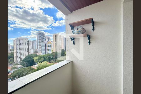 Sacada da Sala  de apartamento para alugar com 3 quartos, 100m² em Santo Amaro, São Paulo