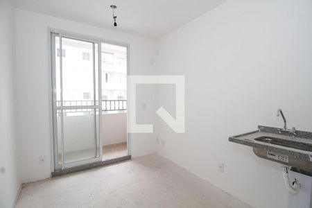 Sala e Cozinha de kitnet/studio à venda com 1 quarto, 25m² em Pinheiros, São Paulo