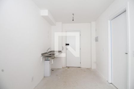 Sala e Cozinha de kitnet/studio à venda com 1 quarto, 25m² em Pinheiros, São Paulo