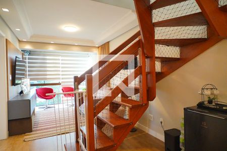 Sala  de apartamento à venda com 2 quartos, 136m² em São Sebastião, Porto Alegre