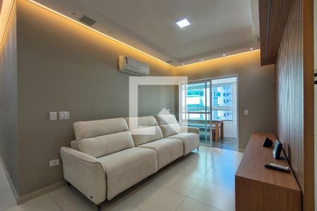 Sala de apartamento para alugar com 3 quartos, 130m² em Vila Caiçara, Praia Grande
