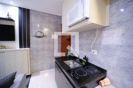Cozinha de apartamento para alugar com 1 quarto, 30m² em Aricanduva, São Paulo