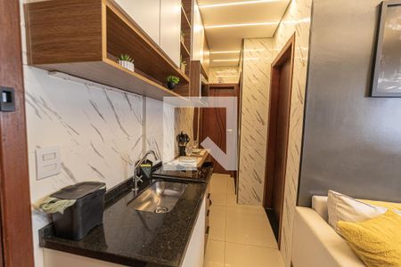 Cozinha de apartamento para alugar com 1 quarto, 30m² em Aricanduva, São Paulo