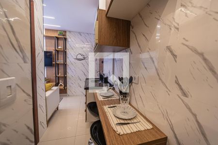 Cozinha de apartamento para alugar com 1 quarto, 30m² em Aricanduva, São Paulo