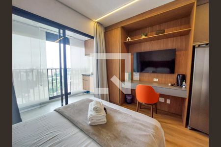 Studio de apartamento para alugar com 1 quarto, 23m² em Santo Amaro, São Paulo