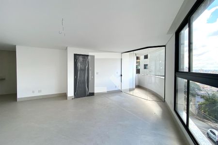 Sala de apartamento à venda com 3 quartos, 116m² em São Bento, Belo Horizonte