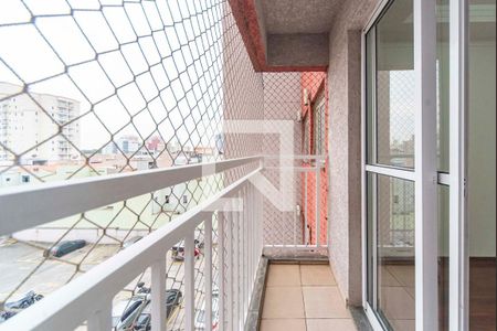 Varanda da Sala de apartamento à venda com 2 quartos, 87m² em Vila Homero Thon, Santo André