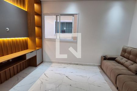 Sala  de apartamento para alugar com 3 quartos, 90m² em Vila Curuçá, Santo André