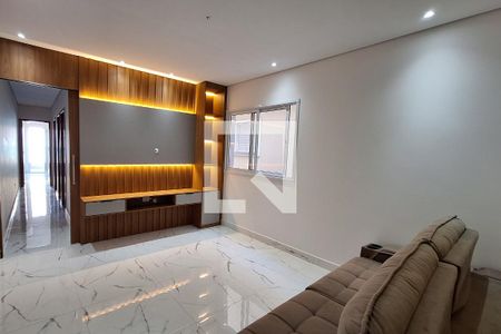 Sala  de apartamento para alugar com 3 quartos, 90m² em Vila Curuçá, Santo André