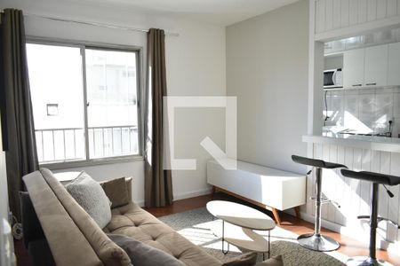 Sala de apartamento para alugar com 1 quarto, 50m² em Vila Clementino, São Paulo