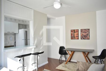 Sala de apartamento para alugar com 1 quarto, 50m² em Vila Clementino, São Paulo