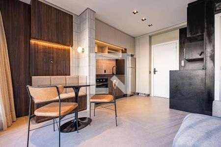 Sala/Cozinha de apartamento para alugar com 1 quarto, 45m² em Pinheiros, São Paulo