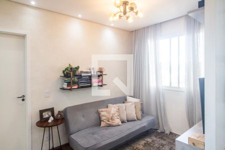 Sala  de apartamento à venda com 1 quarto, 43m² em Jardim Tupanci, Barueri