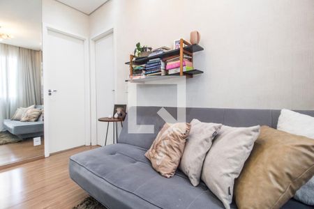 Sala  de apartamento à venda com 1 quarto, 43m² em Jardim Tupanci, Barueri