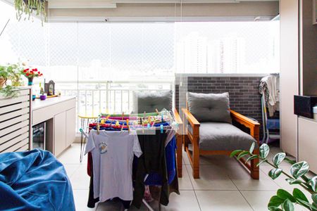 Varanda / Área de Serviço de apartamento à venda com 3 quartos, 79m² em Barra Funda, São Paulo