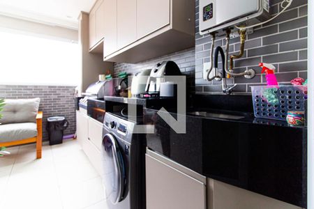 Varanda / Área de Serviço de apartamento à venda com 3 quartos, 79m² em Barra Funda, São Paulo