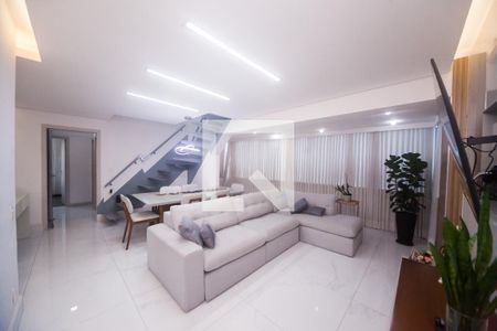 sala de apartamento para alugar com 3 quartos, 210m² em Buritis, Belo Horizonte