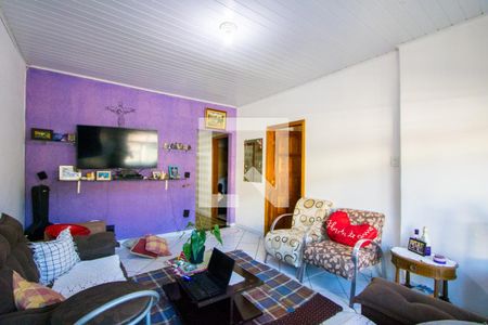 Casa 1 - Sala de casa à venda com 4 quartos, 279m² em Jardim Silvana, Santo André