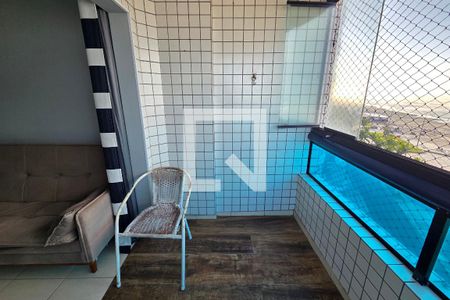 Varanda de apartamento para alugar com 1 quarto, 70m² em Vila Caiçara, Praia Grande