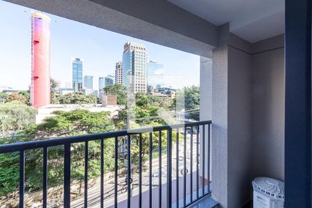 Varanda de kitnet/studio à venda com 1 quarto, 25m² em Vila Cordeiro, São Paulo