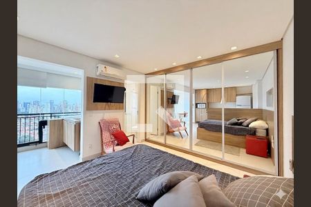 Quarto  de kitnet/studio para alugar com 1 quarto, 38m² em Campo Belo, São Paulo