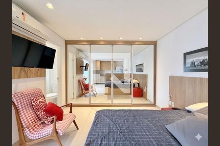 Quarto  de kitnet/studio para alugar com 1 quarto, 38m² em Campo Belo, São Paulo
