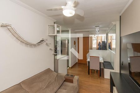 Sala de Estar/Jantar  de apartamento à venda com 2 quartos, 67m² em Chacara Santa Antonieta (nova Veneza), Sumaré