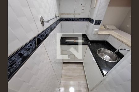 Cozinha  de apartamento para alugar com 1 quarto, 21m² em Glória, Rio de Janeiro