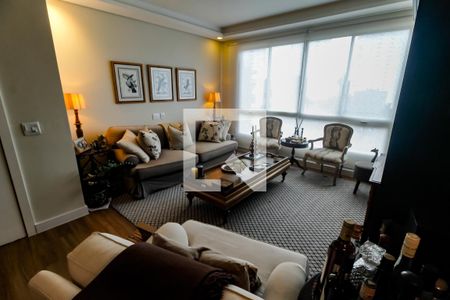 Sala de apartamento à venda com 3 quartos, 117m² em Real Parque, São Paulo