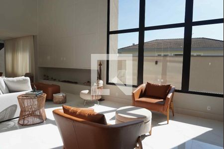 Sala de estar de casa de condomínio à venda com 3 quartos, 430m² em Colinas da Anhanguera, Santana de Parnaíba