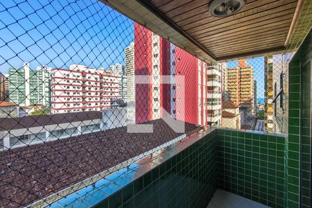 Sacada de apartamento para alugar com 1 quarto, 62m² em Canto do Forte, Praia Grande