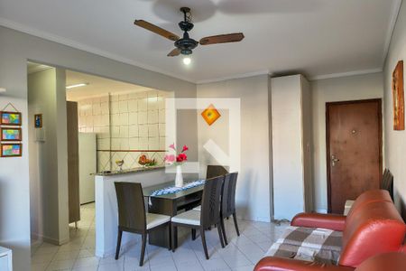 Sala de apartamento para alugar com 1 quarto, 62m² em Canto do Forte, Praia Grande
