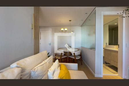 Sala de apartamento para alugar com 2 quartos, 58m² em Chácara Santo Antônio (zona Sul), São Paulo