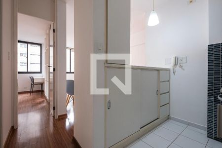 Sala/Cozinha de apartamento à venda com 1 quarto, 41m² em Vila Madalena, São Paulo
