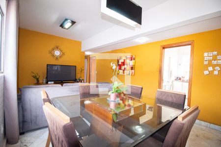 Sala de Jantar  de apartamento à venda com 3 quartos, 85m² em Havaí, Belo Horizonte