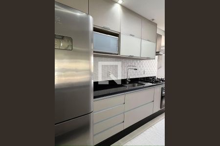 Cozinha de apartamento à venda com 2 quartos, 57m² em Parque das Nações, Santo André