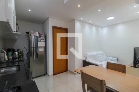 Sala/Cozinha de apartamento para alugar com 1 quarto, 34m² em Parque São Lucas, São Paulo