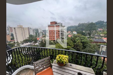 Vista da Sacada de apartamento para alugar com 3 quartos, 144m² em Real Parque, São Paulo