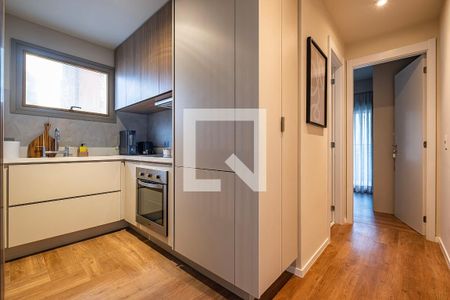 Sala/Cozinha de apartamento para alugar com 1 quarto, 45m² em Pinheiros, São Paulo
