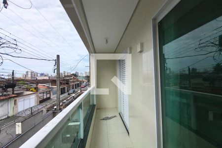 Sacada de casa de condomínio para alugar com 2 quartos, 50m² em Vila Caiçara, Praia Grande