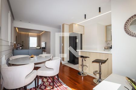 Sala de Jantar de apartamento à venda com 1 quarto, 49m² em Cerqueira César, São Paulo