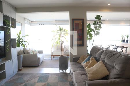 Sala de apartamento à venda com 3 quartos, 134m² em Vila Anastácio, São Paulo