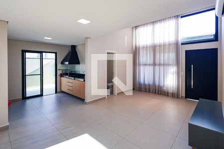Sala de casa de condomínio para alugar com 3 quartos, 100m² em Jardim Montreal Residence, Indaiatuba