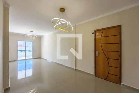 Sala de apartamento para alugar com 3 quartos, 117m² em Vila Caiçara, Praia Grande