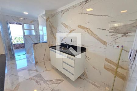 Cozinha de apartamento para alugar com 2 quartos, 90m² em Vila Balnearia, Praia Grande
