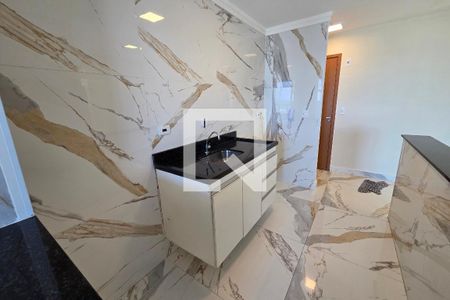 Cozinha de apartamento para alugar com 2 quartos, 90m² em Vila Balnearia, Praia Grande